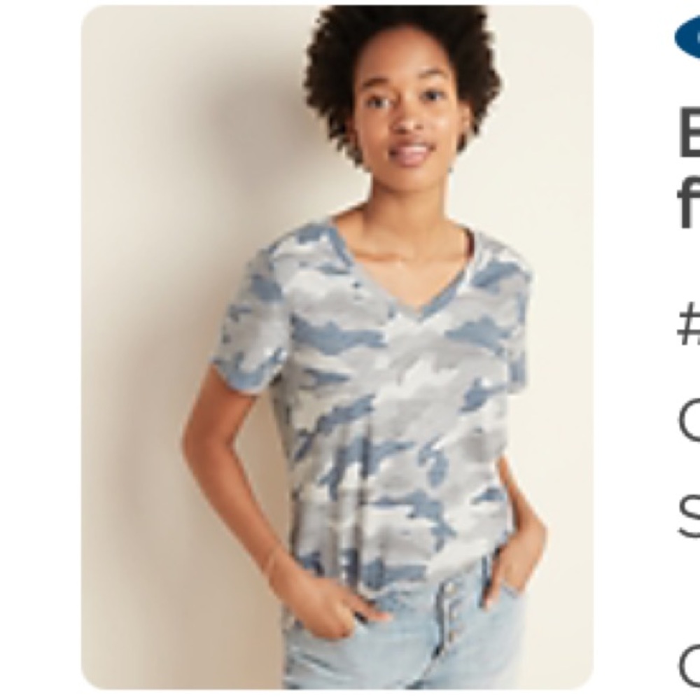 Women’s Gray Camo ~ Old Navy